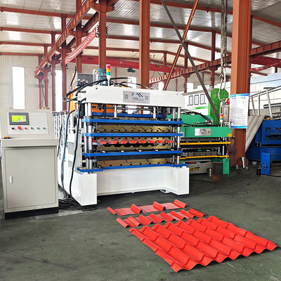 Canada Popular Triple Layer Tile IBR Roofing Sheet Roll Forming Machine (Канадская популярная трехслойная плитка для кровельных покрытий)
