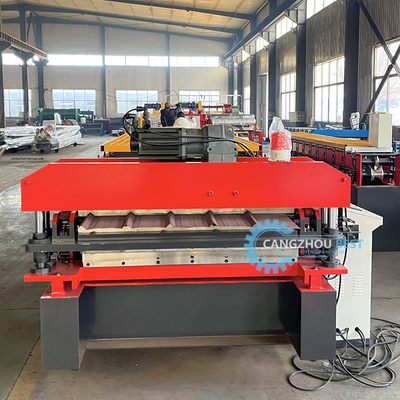 USA Design PLC Control Автоматическая резка двухслойной крышной листы