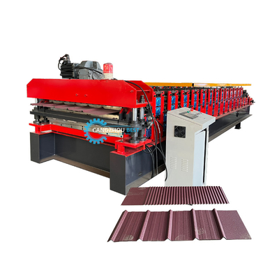 USA Design PLC Control Автоматическая резка двухслойной крышной листы