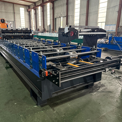 0.25-0.6 мм Толщина трехслойный ролик Формирующая машина 5.5Kw Основной двигатель мощность