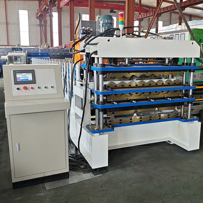 Canada Popular Triple Layer Tile IBR Roofing Sheet Roll Forming Machine (Канадская популярная трехслойная плитка для кровельных покрытий)