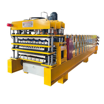 Линия производства профилированных листов для крыши из стали PPGI & GI с тремя слоями