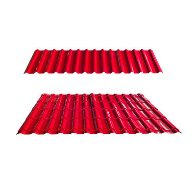 Double layer two profile in one machine glazed tile and R101 roof panel making machine