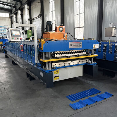 Одна машина, два профиля, неограниченные возможности! Двухслойная автоматическая машина для изготовления крыш