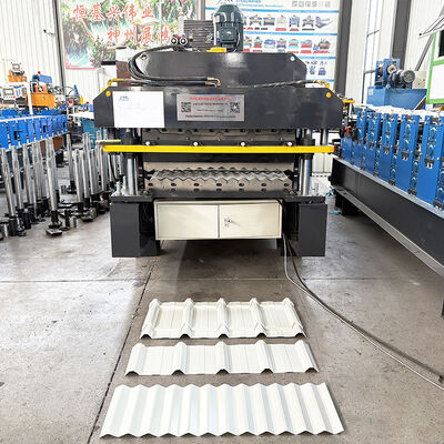 Double Deck Steel Roofing Manufacturing Machine