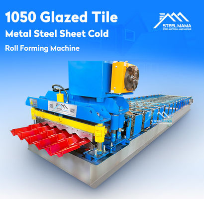 3.5T цепная передача 1000 мм крышные плитки рулон формирования машины