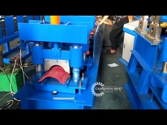 крен крышки Ридж кафельной крыши цвета 0.4mm стальной формируя Ce машины